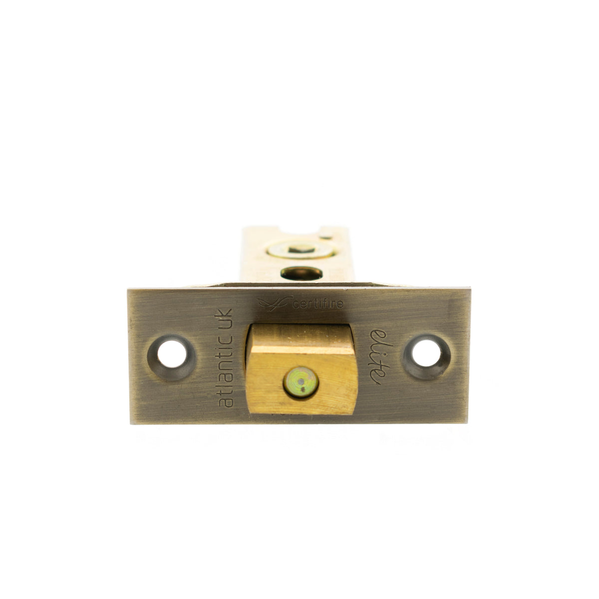 Atlantic Fire-Rated CE Marked Bolt Through Tubular Deadbolt - Matt Antique Brass - 2.5"