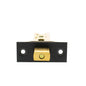 Atlantic Fire-Rated CE Marked Bolt Through Tubular Deadbolt - Matt Black - 2.5"