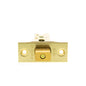 Atlantic Fire-Rated CE Marked Bolt Through Tubular Deadbolt - Polished Brass - 2.5"