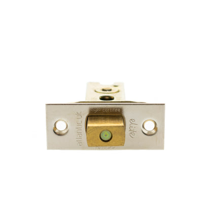 Atlantic Fire-Rated CE Marked Bolt Through Tubular Deadbolt - Polished Nickel - 2.5"
