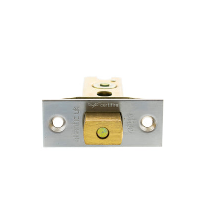 Atlantic Fire-Rated CE Marked Bolt Through Tubular Deadbolt - Satin Chrome - 2.5"