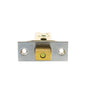 Atlantic Fire-Rated CE Marked Bolt Through Tubular Deadbolt - Satin Chrome - 2.5"