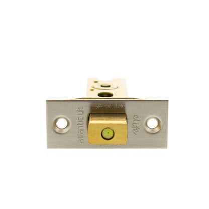 Atlantic Fire-Rated CE Marked Bolt Through Tubular Deadbolt - Satin Nickel - 2.5"