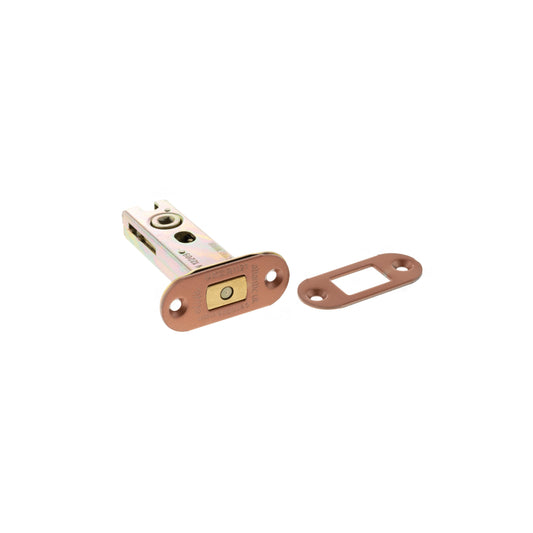 Atlantic Fire-Rated CE Marked Bolt Through Tubular Radius Deadbolt - Urban Satin Copper - 3"