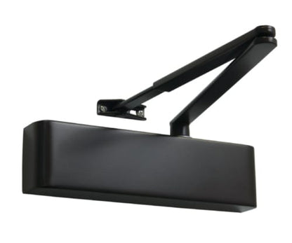 Atlantic Premium Grade Door Closer - Matt Black - -ma x 110kg,DDA,Adj,Slimline
