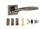 Atlantic Oklahoma Door Pack Bundle (3" Latch, 3"x2" Hingesx3) - Black Nickel