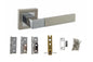 Atlantic Montana Door Pack Bundle (3" Latch, 3"x2" Hingesx3) - Satin Nickel/Polished Chrome