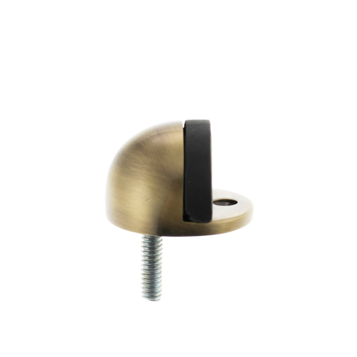 Atlantic Half-Moon Premium Floor Mounted Door Stop - Antique Brass - Default