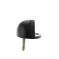 Atlantic Half-Moon Premium Floor Mounted Door Stop - Matt Black - Default