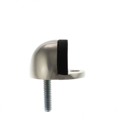 Atlantic Half-Moon Premium Floor Mounted Door Stop - Polished Nickel - Default