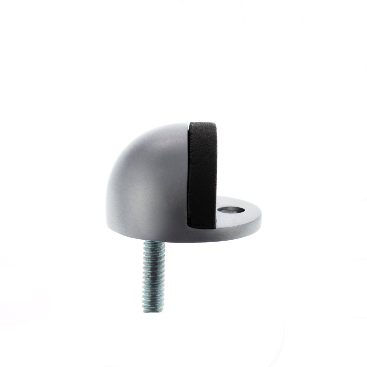 Atlantic Half-Moon Premium Floor Mounted Door Stop - Satin Chrome - Default
