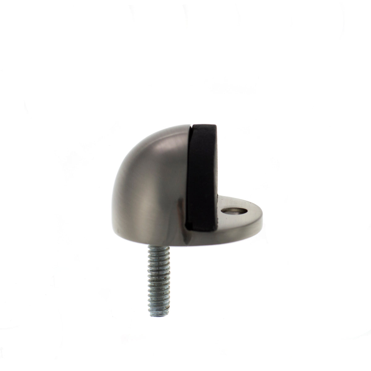 Atlantic Half-Moon Premium Floor Mounted Door Stop - Satin Nickel - Default