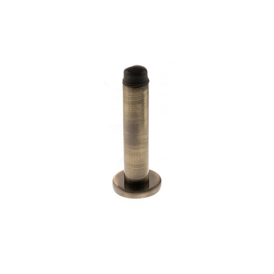 Atlantic Premium Wall Mounted Door Stop on Concealed Fix Rose - Antique Brass - Default
