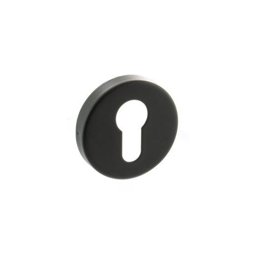 Atlantic Euro Escutcheons - Matt Black - Default