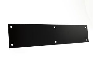 Atlantic Finger Plate Pre drilled with screws - Matt Black - 700mm x 85mm