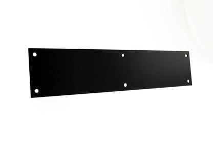 Atlantic Finger Plate Pre drilled with screws - Matt Black - 300mm x 75mm