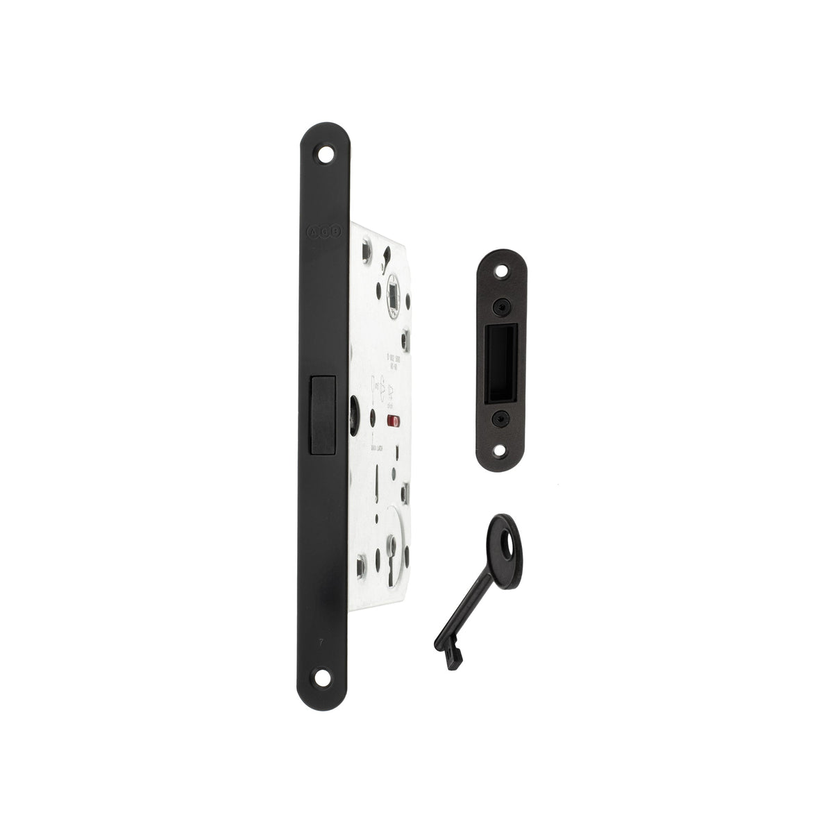 AGB Polaris 2XT Magnetic Key Sashlock 50mm backset - Matt Black