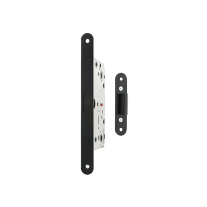AGB Polaris 2XT Magnetic Bathroom Lock 50mm backset - Matt Black