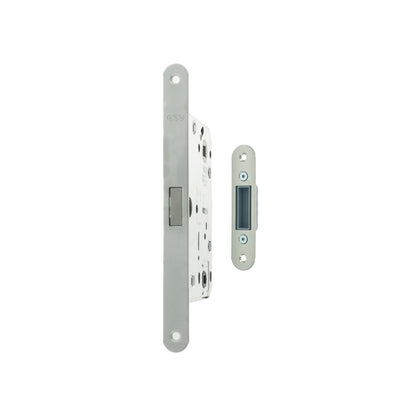 AGB Polaris 2XT Magnetic Bathroom Lock 50mm backset - Satin Chrome