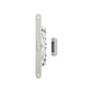 AGB Polaris 2XT Magnetic Bathroom Lock 60mm backset with strike plates for ALU doors - White
