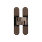 AGB Eclipse 3.2 Heavy Duty Adjustable Concealed Hinge 80KG Capacity - Bronze