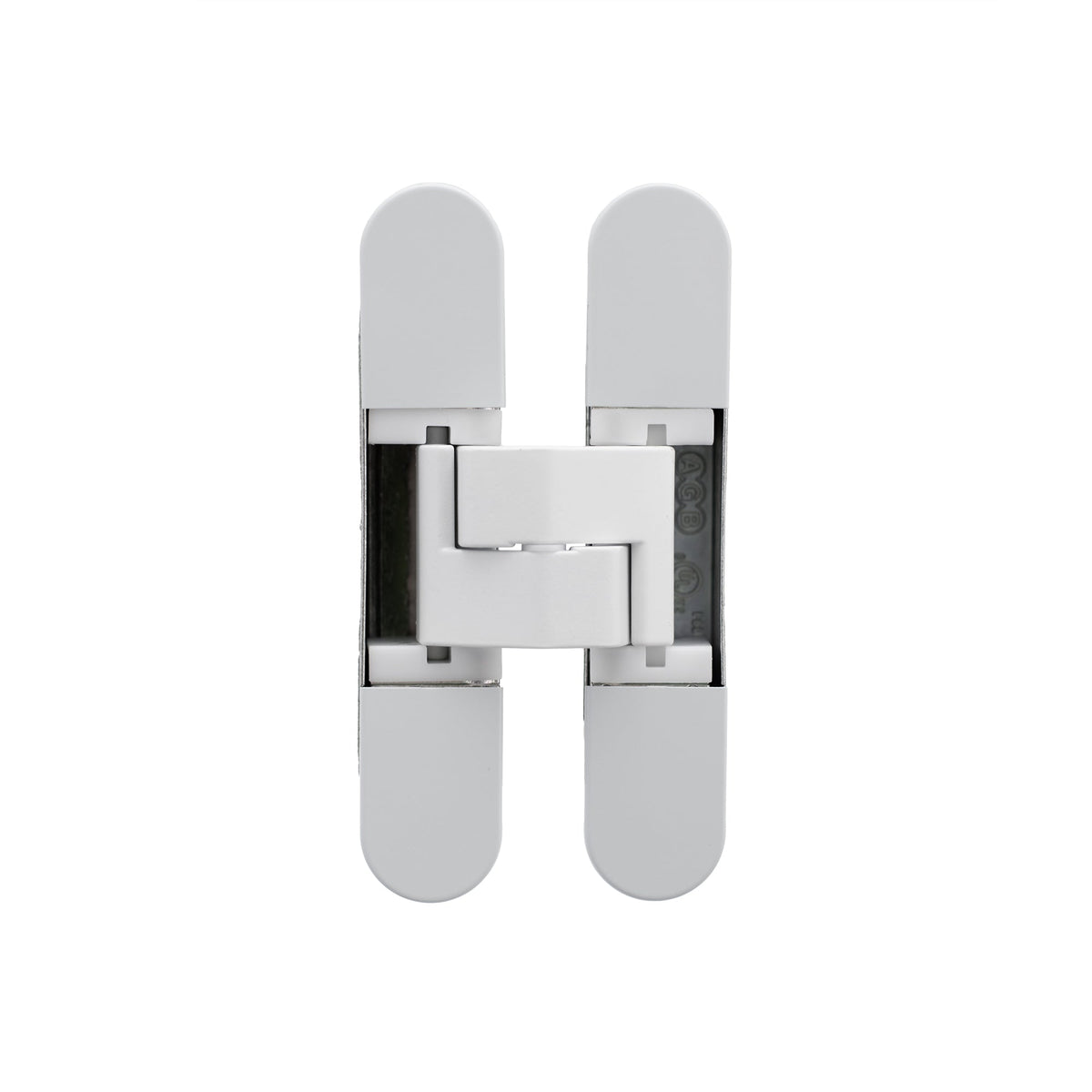 AGB Eclipse 3.2 Heavy Duty Adjustable Concealed Hinge 80KG Capacity - White