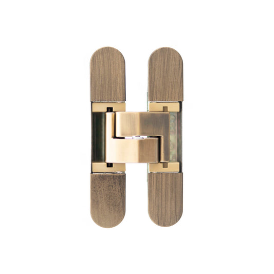AGB Eclipse Adjustable Concealed Hinge - Matt Antique Brass - Default