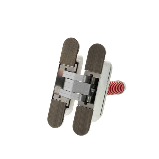 AGB Eclipse 3.2 Heavy Duty Self-Close Concealed Hinge for 60kg door - Matt Antique Brass - Default
