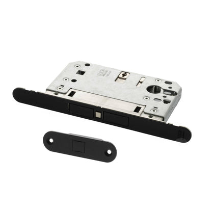 AGB Touch Magnetic Door Catch Euro Profile Sashlock - Matt Black - Default