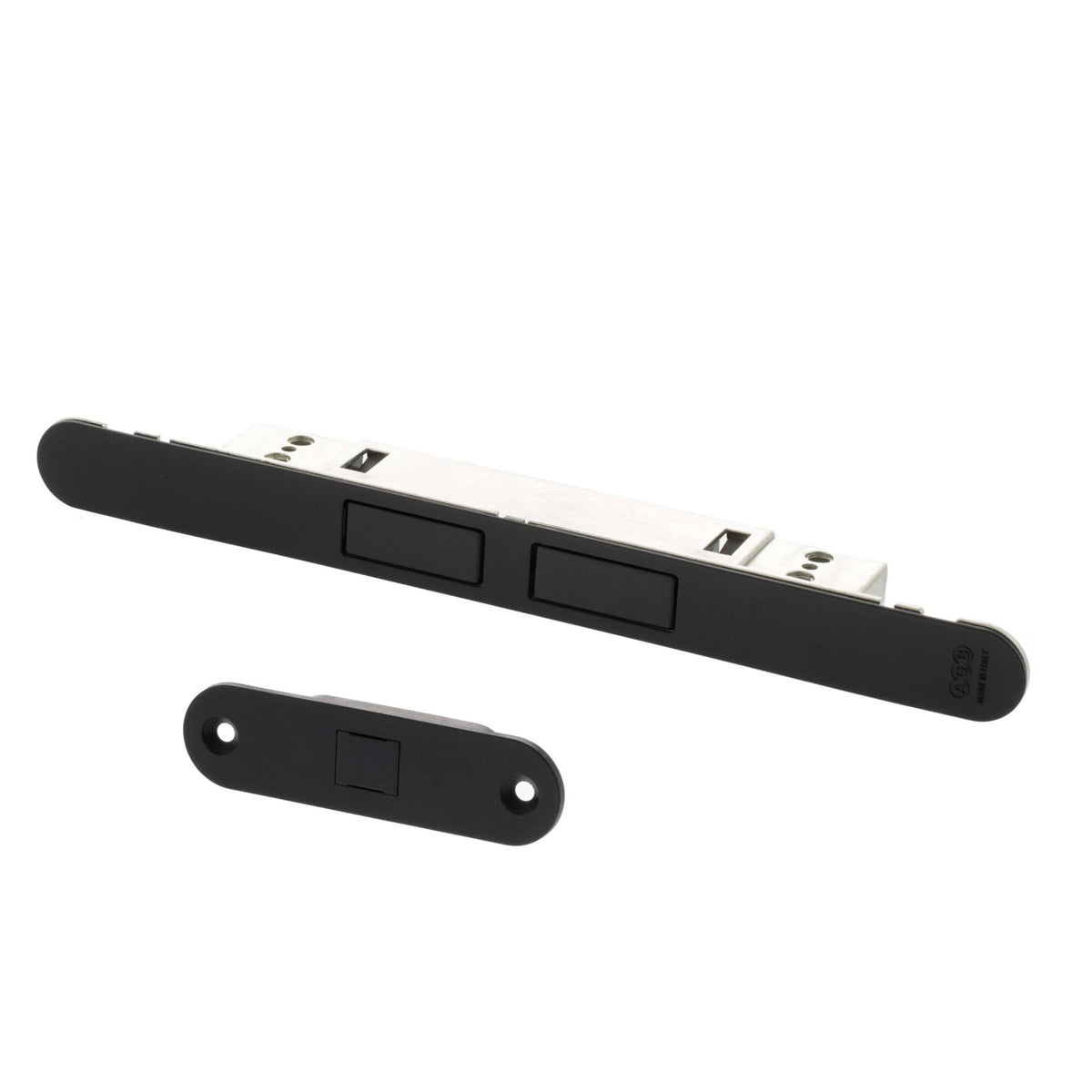 AGB Touch Adjustable magnetic door catch - Matt Black - Default