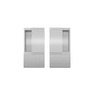 AGB Wave Flush Pocket Door Handle Set by Atlantic Hardware