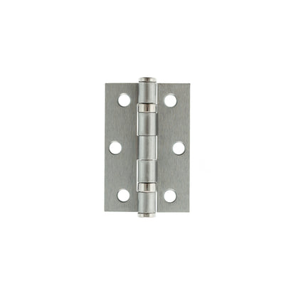Atlantic Ball Bearing Hinges - Satin Chrome - 3" x 2" x 2mm