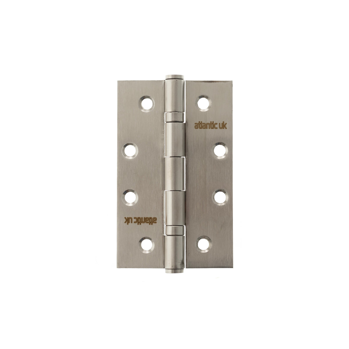Atlantic Slim Knuckle Ball Bearing Hinges - Satin Stainless Steel - 4" x 2.5" x 2.5mm