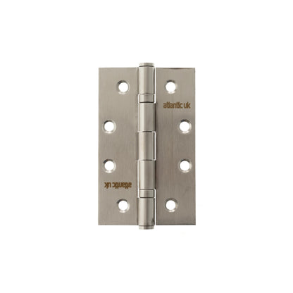 Atlantic Slim Knuckle Ball Bearing Hinges - Satin Stainless Steel - 4" x 2.5" x 2.5mm