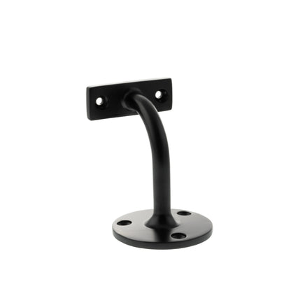 Atlantic Heavy-duty Handrail Bracket - Matt Black - 80mm Projection
