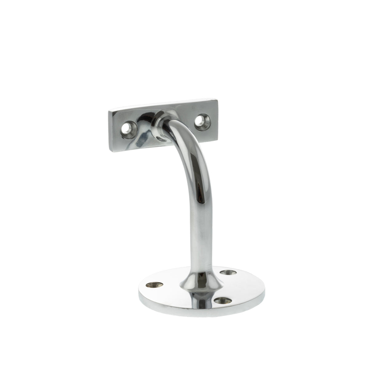 Atlantic Heavy-duty Handrail Bracket - Polished Chrome - 80mm Projection