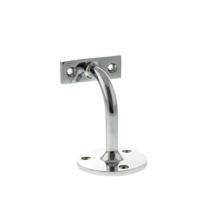 Atlantic Heavy-duty Handrail Bracket - Polished Chrome - 80mm Projection