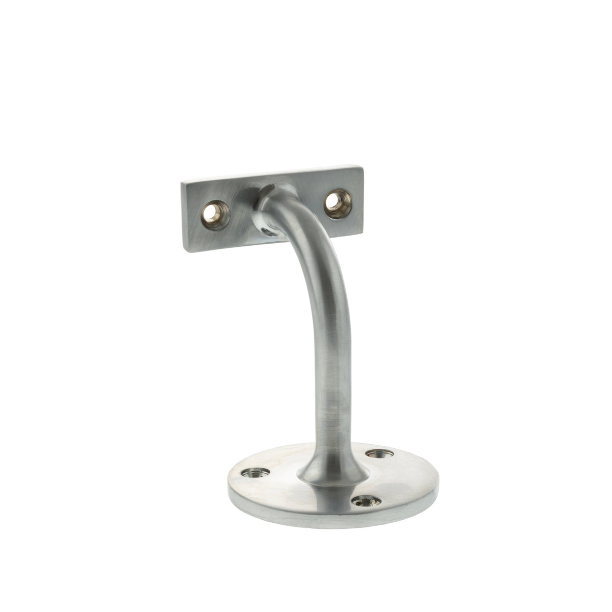 Atlantic Heavy-duty Handrail Bracket - Satin Chrome - 80mm Projection