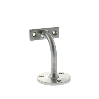 Atlantic Heavy-duty Handrail Bracket - Satin Chrome - 80mm Projection