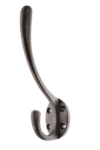 Atlantic Traditional Hat & Coat Hook - Distressed Silver - Default