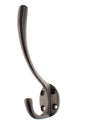 Atlantic Traditional Hat & Coat Hook - Matt Gun Metal - Default