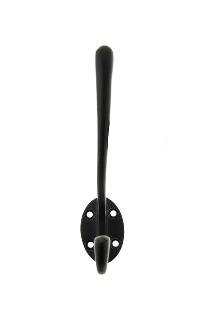 Atlantic Traditional Hat & Coat Hook - Matt Black - Default