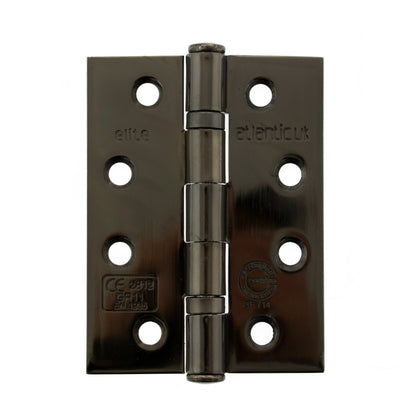 Atlantic Ball Bearing Hinges Grade 11 Fire Rated - Black Nickel - 4" x 3" x 2.5mm