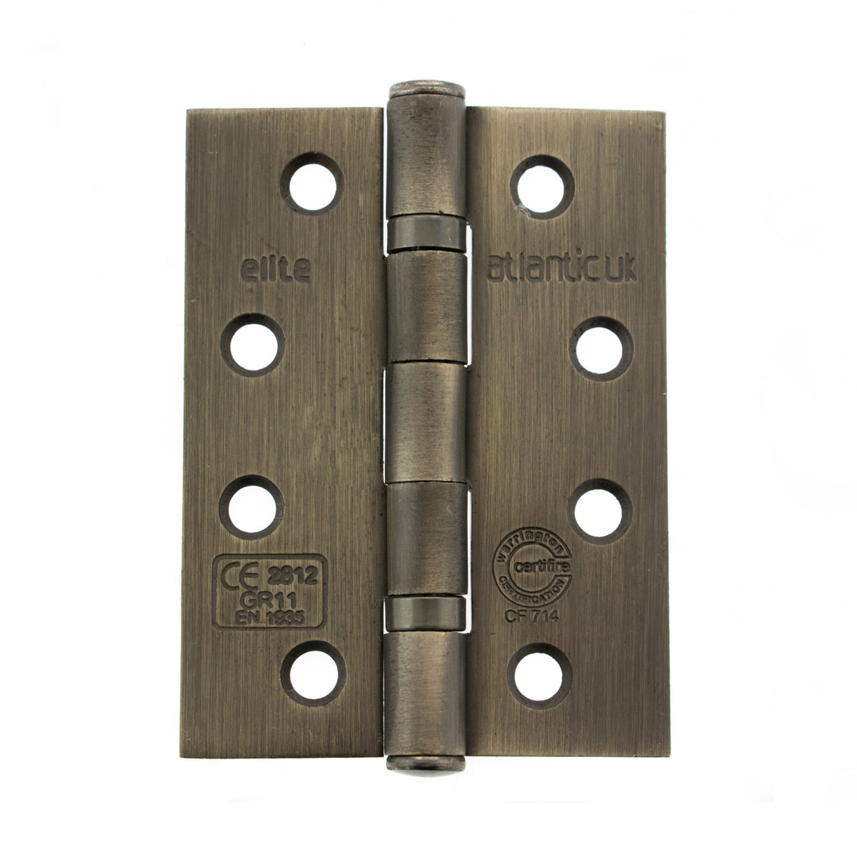 Atlantic Ball Bearing Hinges Grade 11 Fire Rated - Urban Bronze - 4" x 3" x 2.5mm