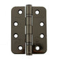 Atlantic Radius Corner Ball Bearing Hinges - Black Nickel - 4" x 3" x 3mm