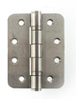 Atlantic Radius Corner Ball Bearing Hinges - Satin Stainless Steel - 4" x 3" x 3mm