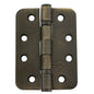 Atlantic Radius Corner Ball Bearing Hinges - Urban Bronze - 4" x 3" x 3mm