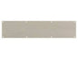 Atlantic Kick Plate Radius Corner Pre drilled with screws - Satin Stainless Steel - 950mm x 150mm