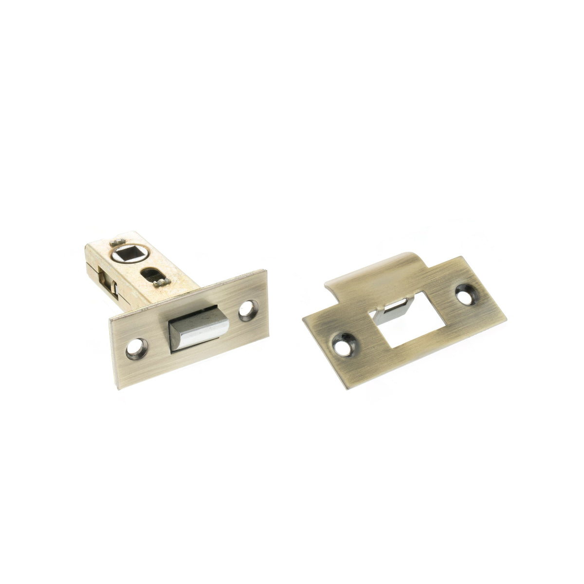 Atlantic Bolt Through Tubular Latch - Antique Brass - 2.5"