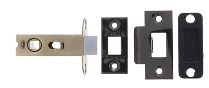 Atlantic Bolt Through Tubular Latch - Black Nickel - 2.5"